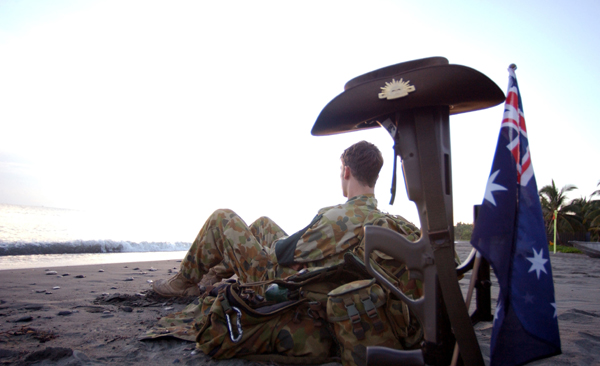 Lance Corporal Blake Douglas of 104 Signals Squadron takes time out to reflect on the history of Anzac Day. 
