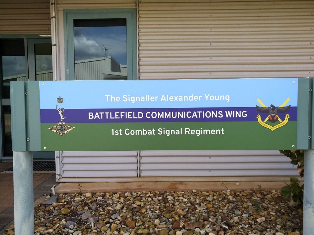 New sign at BCW